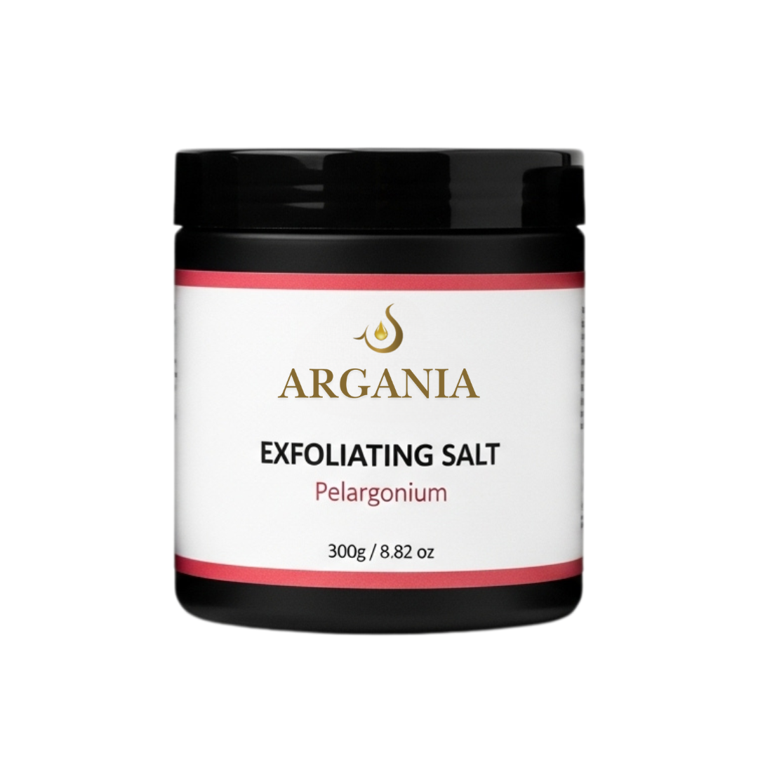 ARGANIA Exfoliating Salt โ Pelargonium