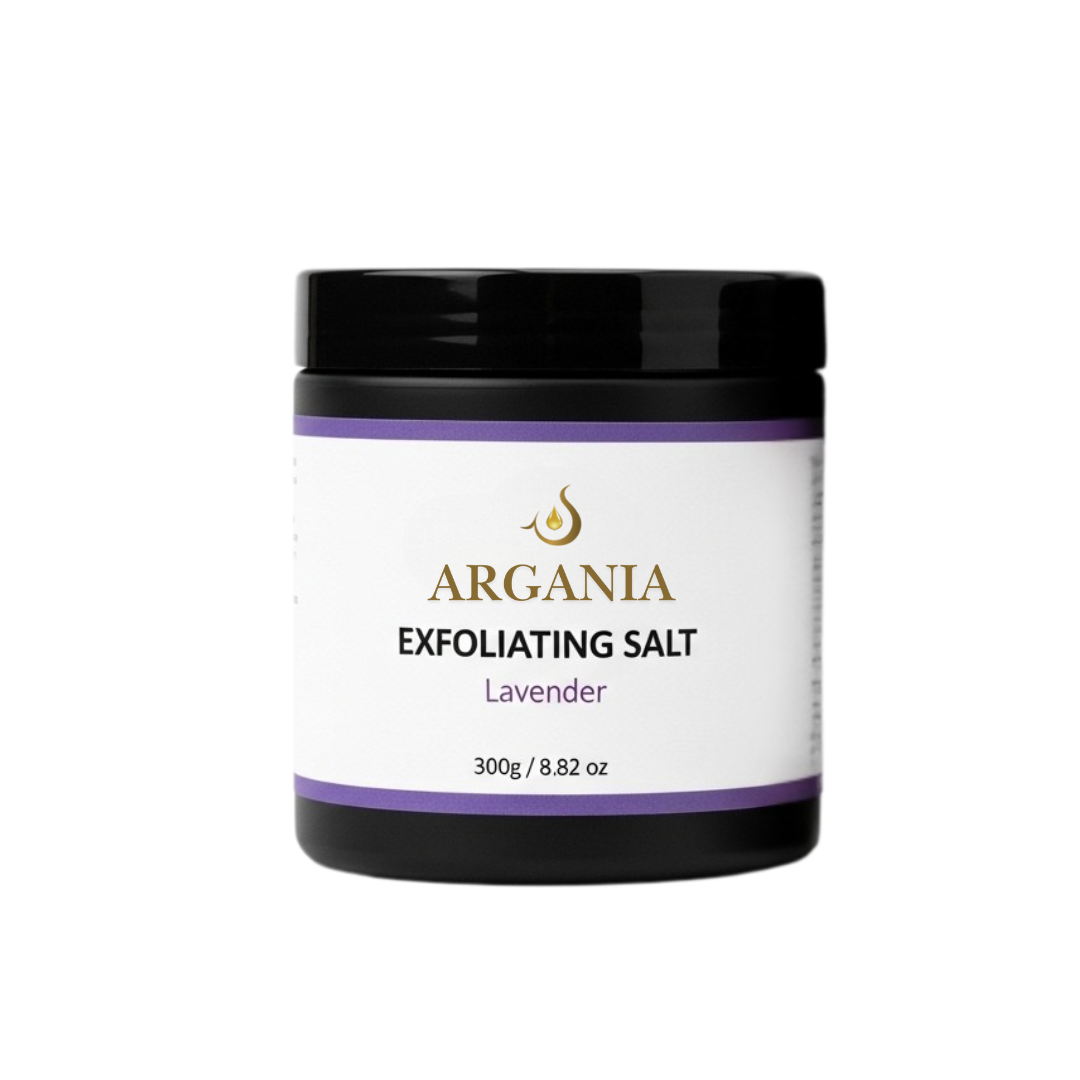 Argania Exfoliating Salt โ Lavender