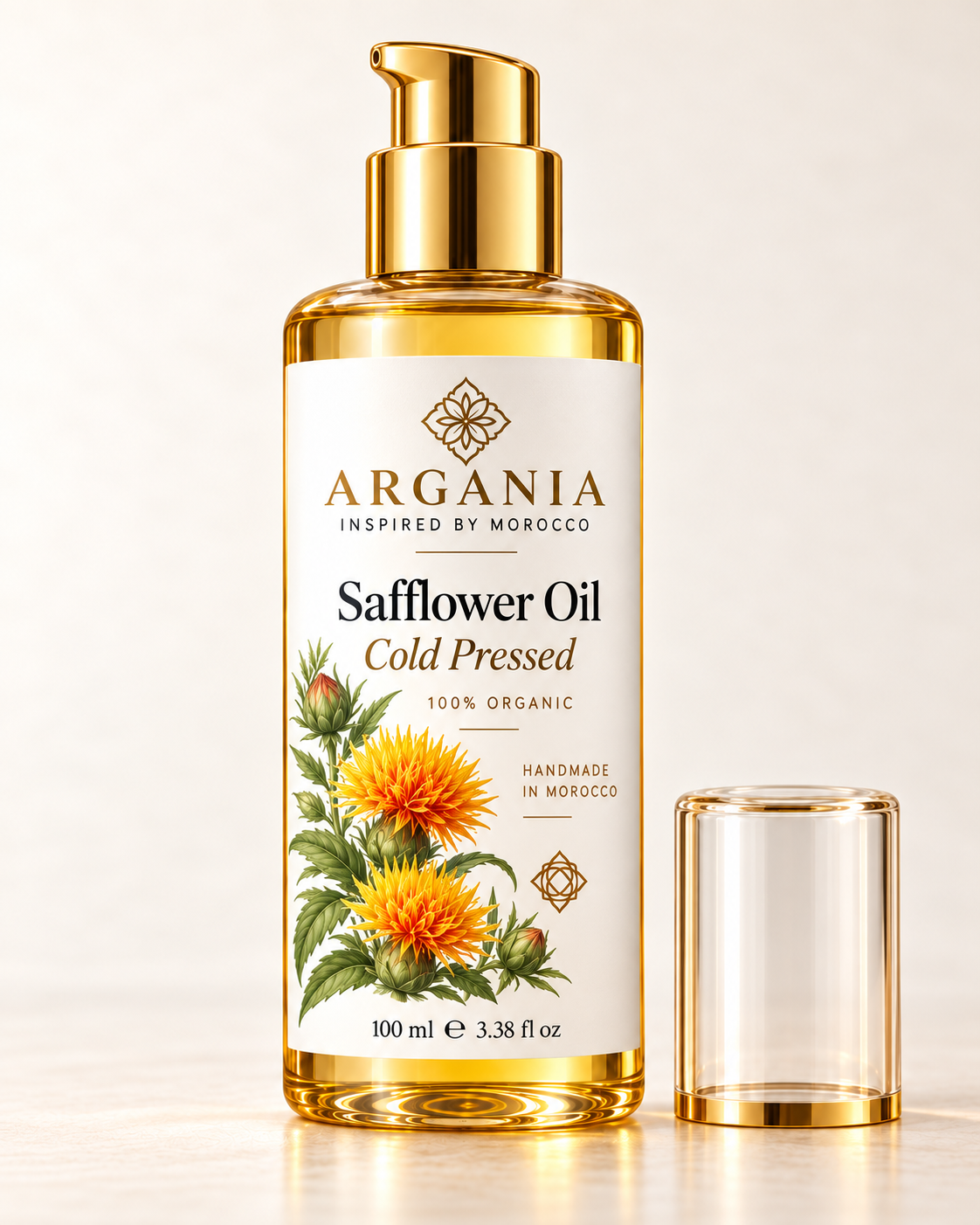 Safflower Oil β Cold Pressed β 100 ml / 3.38 fl oz