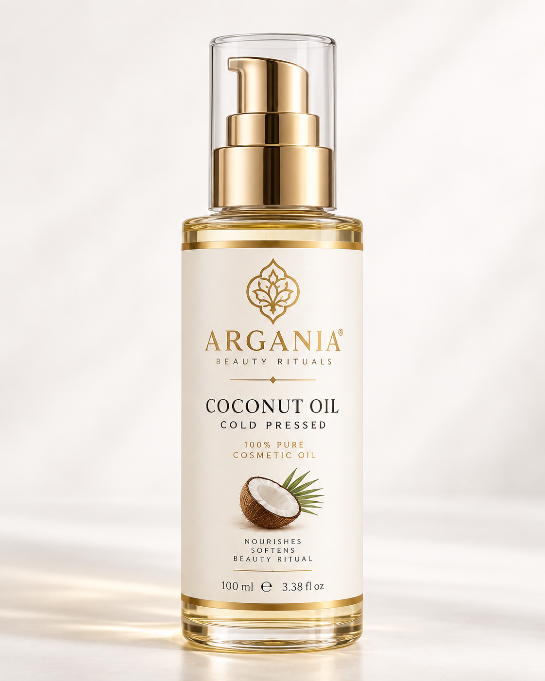Coconut Oil – Cold Pressed – 100 ml / 3.38 fl oz