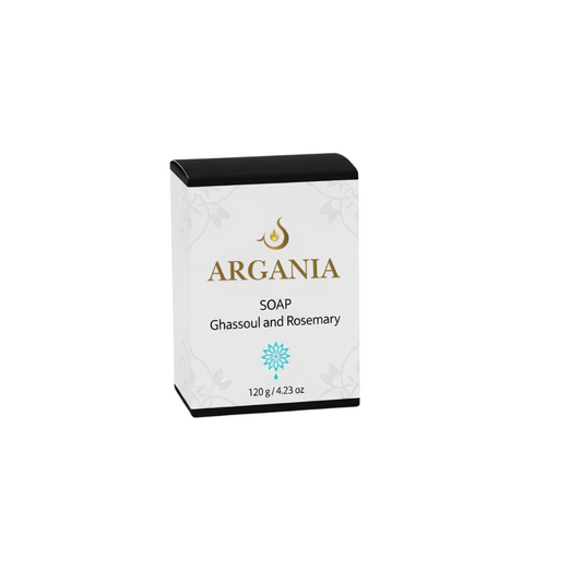 Argania Ghassoul and Rosemary Soap: