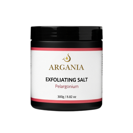 ARGANIA Exfoliating Salt – Pelargonium