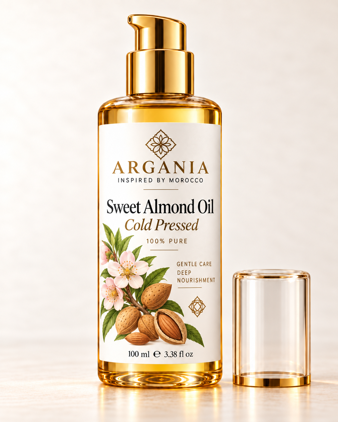 Sweet Almond Oil – Cold Pressed – 100 ml / 3.38 fl oz