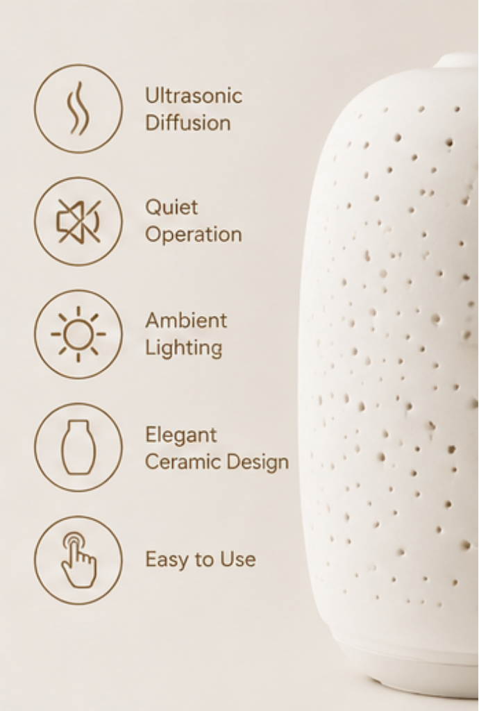 Stella Ultrasonic Aroma Diffuser